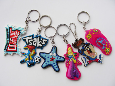 【【廠家直銷】精美PVC鑰匙扣(時尚促銷禮品)】價格,廠家,圖片,鑰匙飾品、掛件,廣州恩燁商貿(mào)-